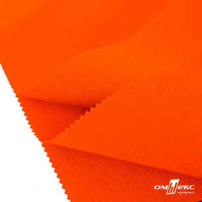 Ткань смесовая для спецодежды "Униформ" 17-1350, 200 гр/м2, шир.150 см, цвет люм.оранжевый - купить в Сарове. Цена 138.73 руб.