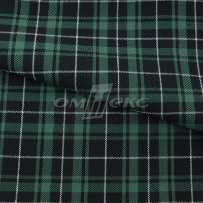 Ткань костюмная Клетка 25577, т.зеленый/зеленый./ч/бел, 230 г/м2, шир.150 см - купить в Сарове. Цена 539.74 руб.