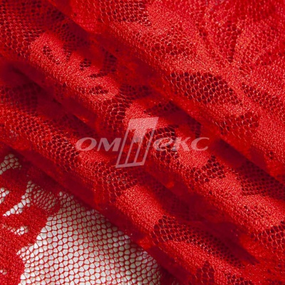 Кружевное полотно стрейч 15A29/RED, 105 гр/м2, шир.155см - купить в Сарове. Цена 2 101.46 руб.