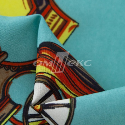 Плательная ткань "Фламенко" 16.2, 80 гр/м2, шир.150 см, принт этнический - купить в Сарове. Цена 241.49 руб.