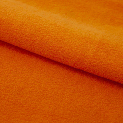 Флис DTY 16-1358, 250 г/м2, шир. 150 см, цвет оранжевый - купить в Сарове. Цена 640.46 руб.