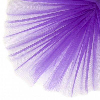 Фатин матовый 16-85, 12 гр/м2, шир.300см, цвет фиолетовый - купить в Сарове. Цена 96.31 руб.