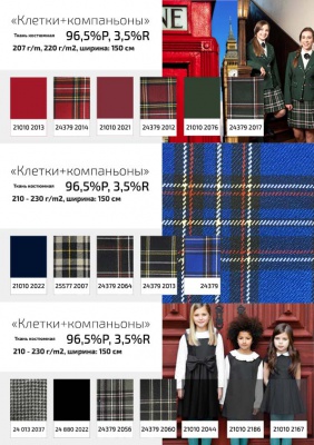 Ткань костюмная 21010 2023, 225 гр/м2, шир.150см, цвет красный - купить в Сарове. Цена 390.73 руб.