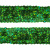 Тесьма с пайетками D4, шир. 20 мм/уп. 25+/-1 м, цвет зелёный - купить в Сарове. Цена: 778.19 руб.