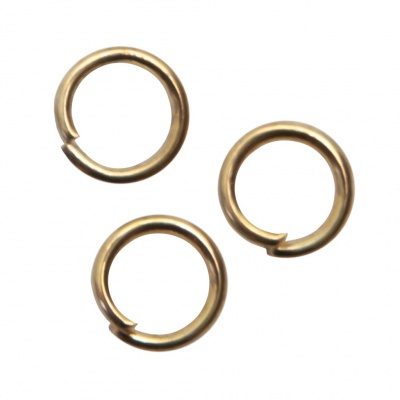 Кольцо  соединительное для бижутерии 5 мм, цв.-золото - купить в Сарове. Цена: 0.44 руб.