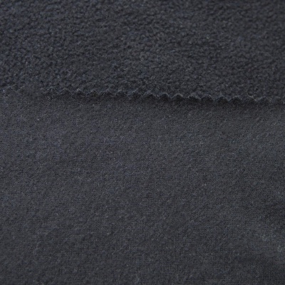 Флис DTY, 130 г/м2, шир. 150 см, цвет чёрный - купить в Сарове. Цена 694.22 руб.