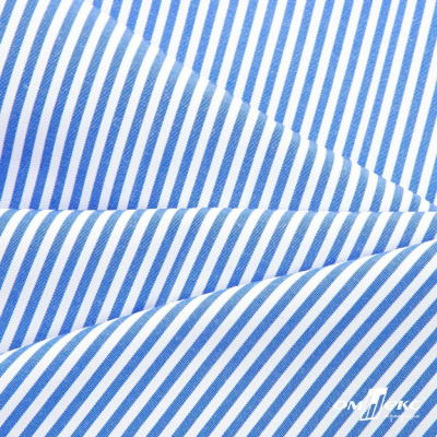 Ткань сорочечная Полоска Кенди, 115 г/м2, 58% пэ,42% хл, шир.150 см, цв.3-синий, (арт.110) - купить в Сарове. Цена 306.69 руб.
