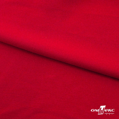 Ткань плательная Креп Рибера, 100% полиэстер,120 гр/м2, шир. 150 см, цв. Красный - купить в Сарове. Цена 142.30 руб.
