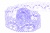 Тесьма кружевная 0621-2063, шир. 40 мм/уп. 20+/-1 м, цвет 107-фиолет - купить в Сарове. Цена: 933.93 руб.