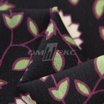 Плательная ткань "Фламенко" 10.1, 80 гр/м2, шир.150 см, принт растительный - купить в Сарове. Цена 241.49 руб.