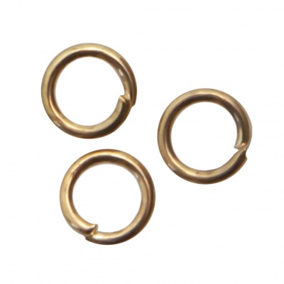 Кольцо  соединительное для бижутерии 4 мм, цв.-золото - купить в Сарове. Цена: 0.41 руб.