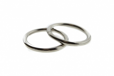 Кольцо металлическое d-32 мм, цв.-никель - купить в Сарове. Цена: 3.54 руб.