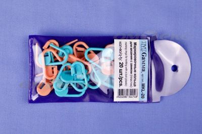 Кольцо маркировочное пластик МКL-12, 30 мм для вязания (12 шт) - купить в Сарове. Цена: 119.89 руб.