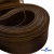 Регилиновая лента, шир.100мм, (уп.25 ярд), цв.- коричневый - купить в Сарове. Цена: 694.13 руб.