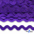 Тесьма вьюнчик 0381-0080, 8 мм/упак.33+/-1м, цвет 9530-фиолетовый - купить в Сарове. Цена: 107.26 руб.
