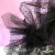 Евро-фатин горох, 100% полиэфир, 15 г/м2, 150 см. 16-167/черный - купить в Сарове. Цена 241.13 руб.