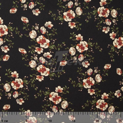 Плательная ткань "Фламенко" 3.1, 80 гр/м2, шир.150 см, принт растительный - купить в Сарове. Цена 239.03 руб.