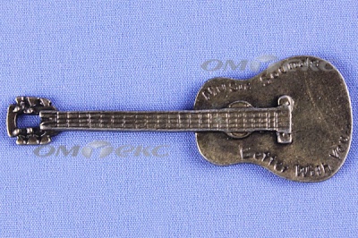 Декоративный элемент для творчества из металла "Гитара"  - купить в Сарове. Цена: 20.20 руб.