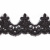 Сутажное кружево «Алансон»  на сетке (бисер) XDH3235, шир.60 мм, (уп. 9,14 м ), цв.-черный - купить в Сарове. Цена: 2 156.52 руб.