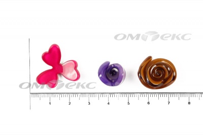 Украшение "Розы малые №1" 20мм - купить в Сарове. Цена: 32.49 руб.