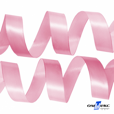 050-нежно-розовый Лента атласная упаковочная (В) 85+/-5гр/м2, шир.25 мм (1/2), 25+/-1 м - купить в Сарове. Цена: 53.96 руб.