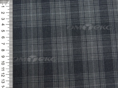 Ткань костюмная клетка 25235 2003, 185 гр/м2, шир.150см, цвет серый/сер - купить в Сарове. Цена 