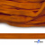 Шнур плетеный (плоский) d-12 мм, (уп.90+/-1м), 100% полиэстер, цв.267 - оранжевый - купить в Сарове. Цена: 8.62 руб.