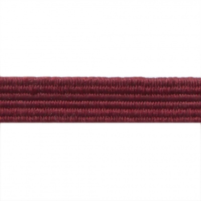 Резиновые нити с текстильным покрытием, шир. 6 мм ( упак.30 м/уп), цв.- 88-бордо - купить в Сарове. Цена: 155.22 руб.