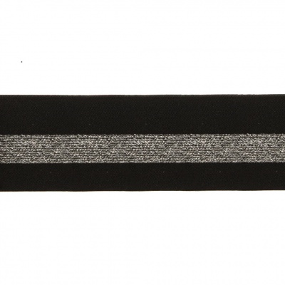 #2/6-Лента эластичная вязаная с рисунком шир.52 мм (45,7+/-0,5 м/бобина) - купить в Сарове. Цена: 69.33 руб.