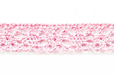 Тесьма кружевная 0621-1607, шир. 15 мм/уп. 20+/-1 м, цвет 096-розовый - купить в Сарове. Цена: 302.42 руб.
