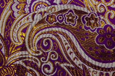 Ткань костюмная жаккард №9, 140 гр/м2, шир.150см, цвет фиолет - купить в Сарове. Цена 387.20 руб.