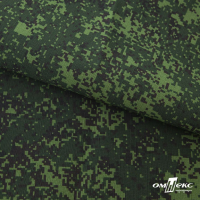 Униформ Рип Стоп 80/20 полиэфир/хлопок, 205 г/м2,  принтованный темно-зеленый, ВО, шир. 150 см - купить в Сарове. Цена 191.15 руб.