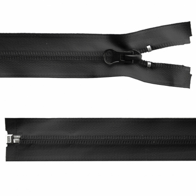 Молния водонепроницаемая PVC Т-7, 100 см, разъемная, цвет чёрный - купить в Сарове. Цена: 61.89 руб.