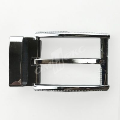 Пряжка металлическая для мужского ремня 845005А#2 (шир.ремня 40 мм), цв.-никель - купить в Сарове. Цена: 111.41 руб.