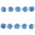 Тесьма плетеная "Рюш", упак. 9,14 м, цвет голубой - купить в Сарове. Цена: 45.87 руб.