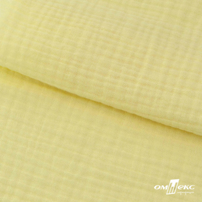 Ткань Муслин, 100% хлопок, 125 гр/м2, шир. 140 см #201 цв.(36)-лимон нюд - купить в Сарове. Цена 464.97 руб.
