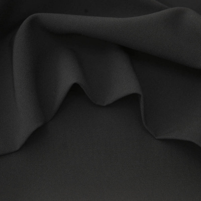 Костюмная ткань "Элис", 200 гр/м2, шир.150см, цвет чёрный - купить в Сарове. Цена 306.20 руб.