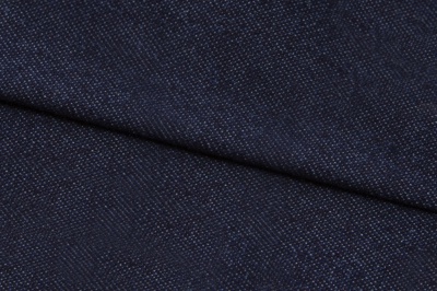 Ткань джинсовая №96, 160 гр/м2, шир.148см, цвет т.синий - купить в Сарове. Цена 350.42 руб.