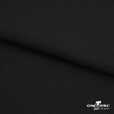 Ткань костюмная "Матте" 80% P, 16% R, 4% S, 170 г/м2, шир.150 см, цв-черный #1 - купить в Сарове. Цена 372.90 руб.