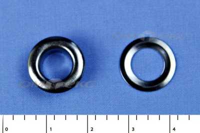 Люверсы металлические, блочка/кольцо, №5 (8 мм) упак.1000 шт- цв.никель - купить в Сарове. Цена: 392 руб.