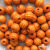 0309-Бусины деревянные "ОмТекс", 16 мм, упак.50+/-3шт, цв.003-оранжевый - купить в Сарове. Цена: 62.22 руб.