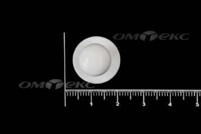 Пуговица поварская "Пукля", 10 мм, цвет белый - купить в Сарове. Цена: 2.28 руб.