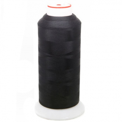 Нитки текстурированные некручёные, намот. 5 000 м, цвет чёрный - купить в Сарове. Цена: 70.43 руб.