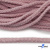 Шнур плетеный d-6 мм круглый, 70% хлопок 30% полиэстер, уп.90+/-1 м, цв.1087-розовый - купить в Сарове. Цена: 588 руб.
