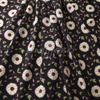 Плательная ткань "Фламенко" 10.1, 80 гр/м2, шир.150 см, принт растительный - купить в Сарове. Цена 243.96 руб.
