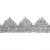 Тесьма металлизированная 0384-0240, шир. 40 мм/уп. 25+/-1 м, цвет серебро - купить в Сарове. Цена: 490.74 руб.