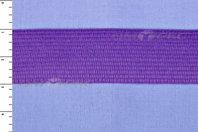 Окантовочная тесьма №0225, шир. 22 мм (в упак. 100 м), цвет фиолет - купить в Сарове. Цена: 271.60 руб.