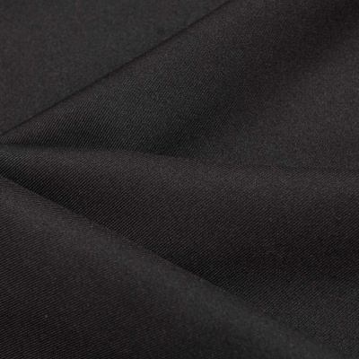 Ткань костюмная 21010 2044, 225 гр/м2, шир.150см, цвет черный - купить в Сарове. Цена 390.73 руб.