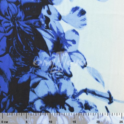 Плательная ткань "Фламенко" 19.1, 80 гр/м2, шир.150 см, принт растительный - купить в Сарове. Цена 241.49 руб.