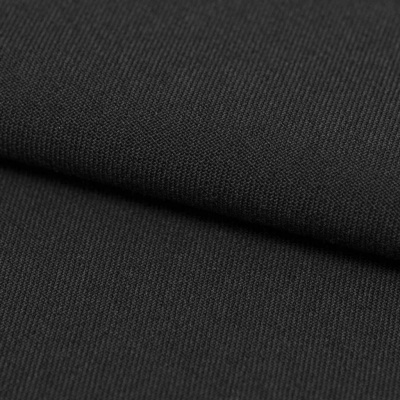Костюмная ткань с вискозой "Рошель", 250 гр/м2, шир.150см, цвет чёрный - купить в Сарове. Цена 442.59 руб.